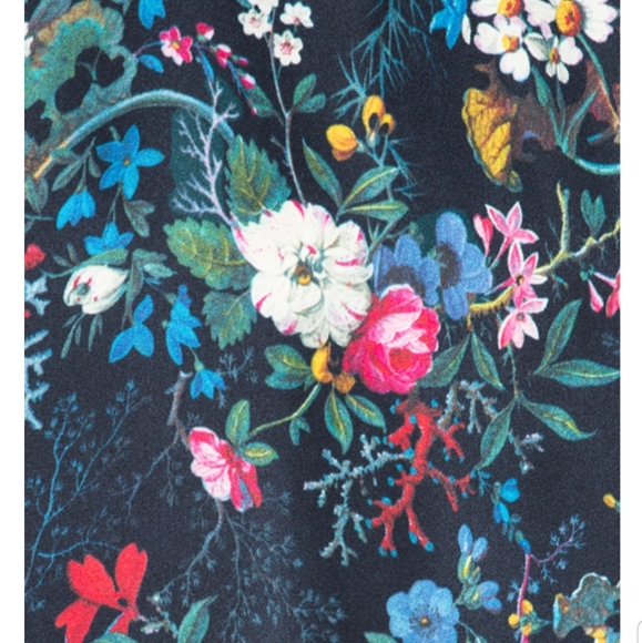 SOLD! R 13 long silk maxi floral boho grunge slip dress Medium Made in USA - Picture 8 of 10